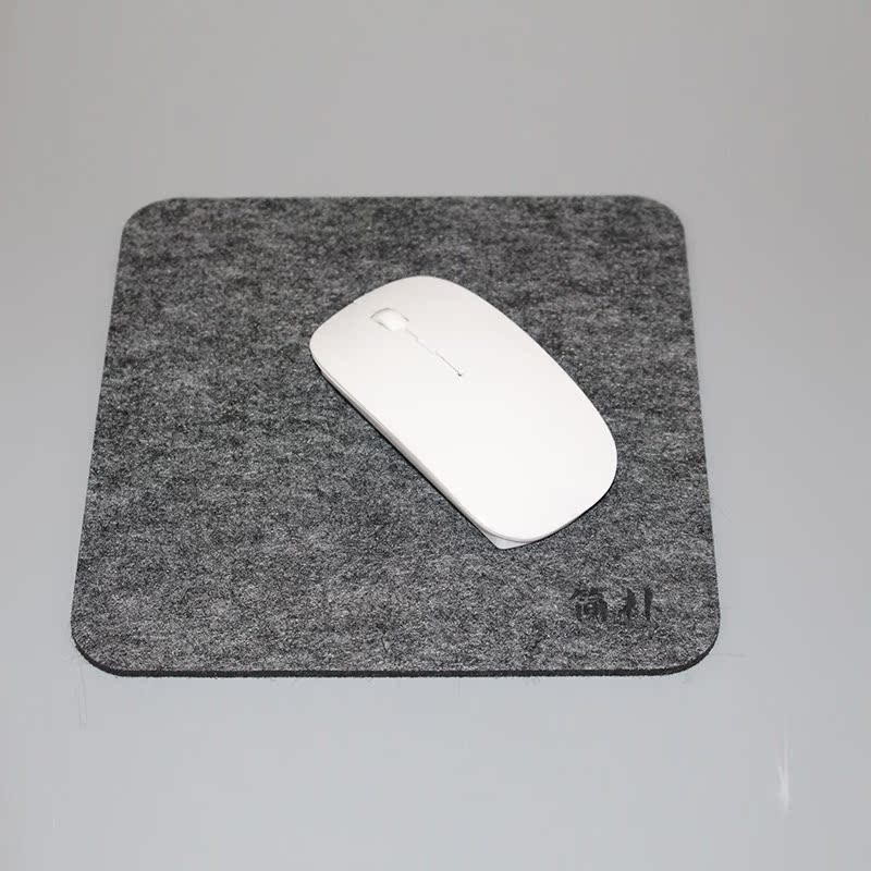 极简设计苹果鼠标垫/毛毡鼠标垫/办公游戏定制个性鼠标垫包邮
