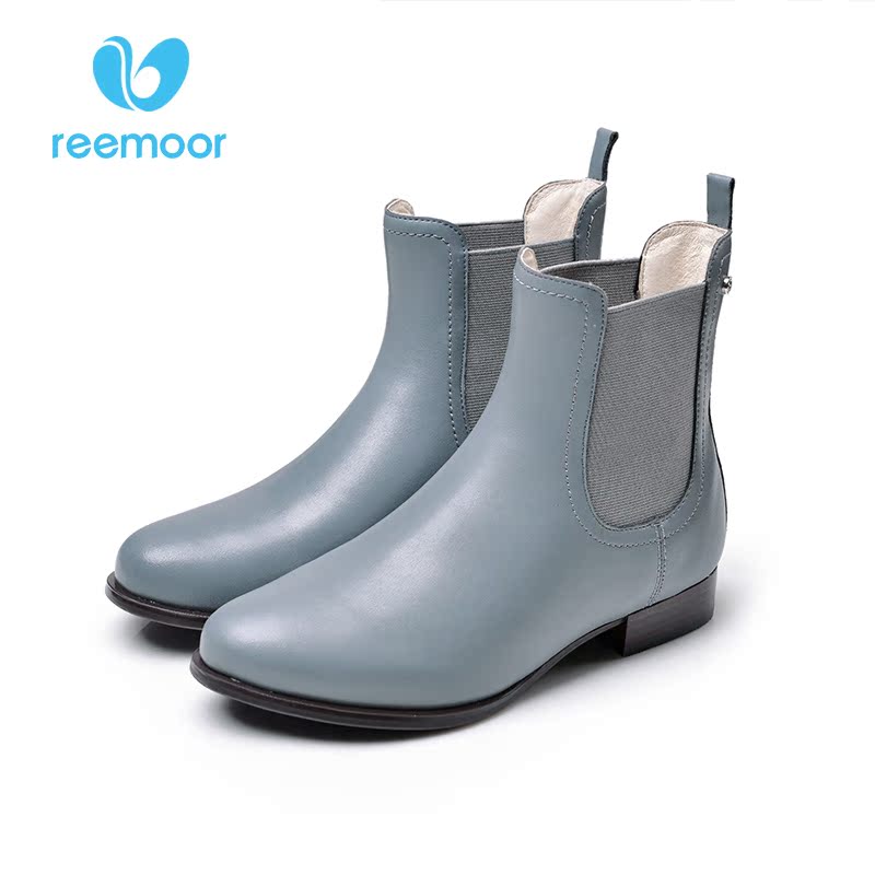 REEMOOR新品切尔西靴 时尚潮流单靴 秋季必备平底女鞋RM-246203