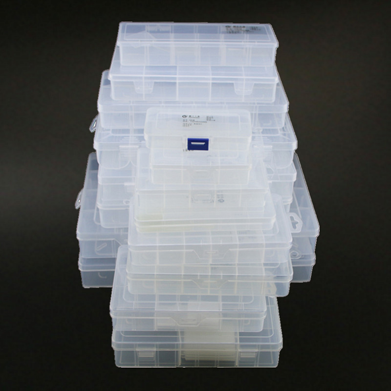 透明工具盒 多功能螺丝盒收纳 超大号电子元件盒 零件盒 工具箱