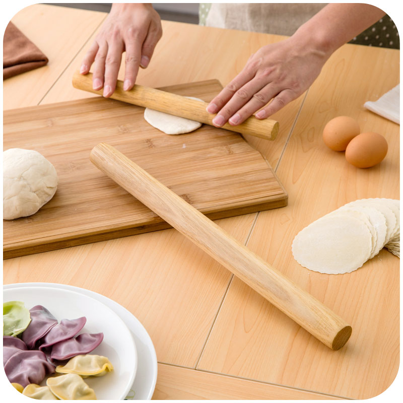 厨房实木擀面杖不粘木制压面棍烘焙工具小号擀面杖擀面棍擀面棒折扣优惠信息