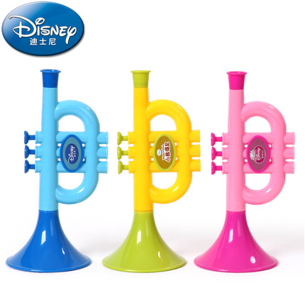正迪士尼儿童小喇叭玩具小孩子吹奏乐器初学宝宝早教音乐玩具包邮