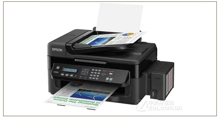 爱普生WF2520NF墨仓式连供扫描复印传真多功能打印机一体机l351