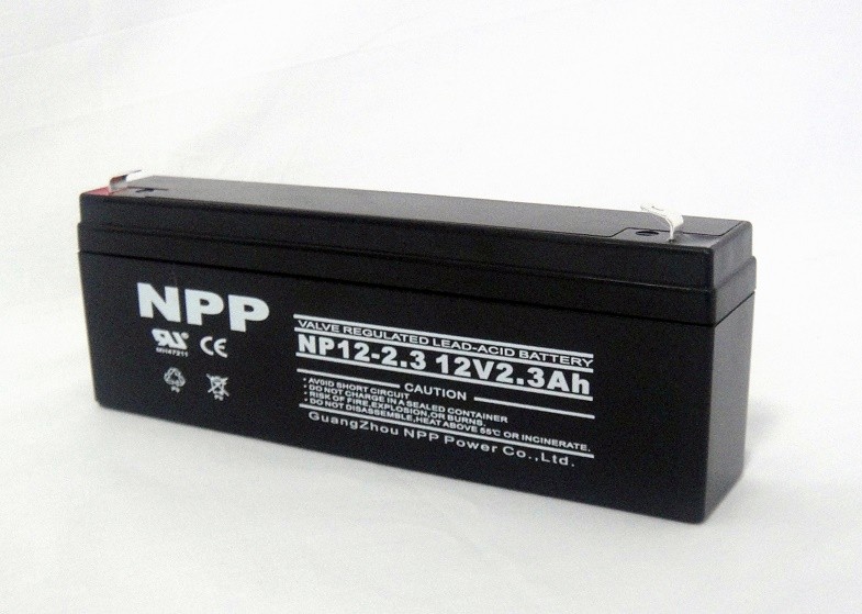 NPP耐普蓄电池NP12-2.3 12V2.3AH 铅酸蓄电池 监护仪器电池