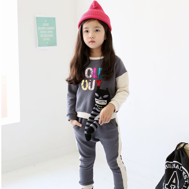 韩国女童卫衣俩件套加厚韩版2015新款韩版童装儿童冬装套装秋冬款折扣优惠信息