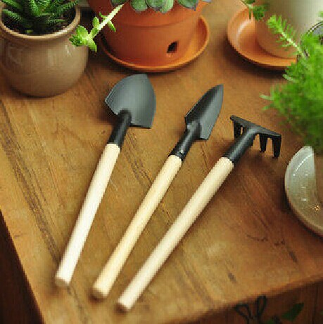 园艺工具迷你三件套铲耙锹多肉植物盆栽花卉栽种松土专用