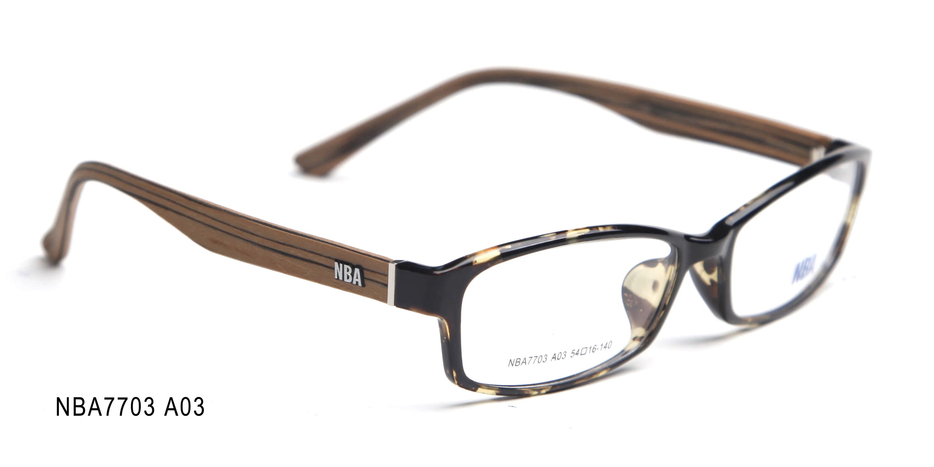 NBA7703正品全框眼镜架 运动男女款 板材TR90非主流近视镜框 免邮
