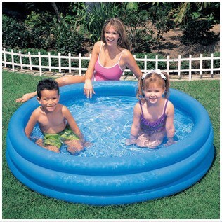 INTEX儿童戏水池游泳池钓鱼池58426三层充气水池