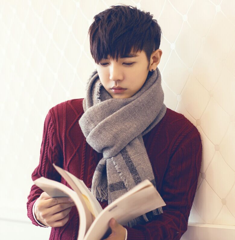 冬季新款男士长款围巾青年韩版保暖加厚纯色围巾男年轻人学生潮折扣优惠信息