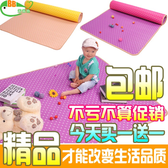 婴儿童bb玩耍爬行垫加厚地铺拼图双面榻榻米垫宝宝游戏毯瑜珈垫pe