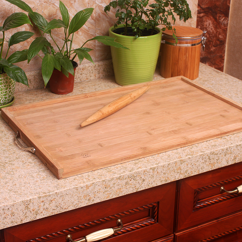 整竹楠竹擀面板水饺板案板切菜板大钻板擀面板加大包邮揉面板1米