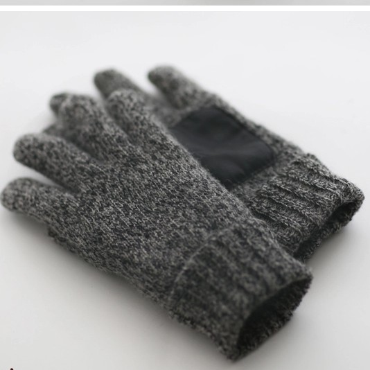 包邮正品高档男士秋冬季进口纯羊毛羊绒加厚毛线保暖手套
