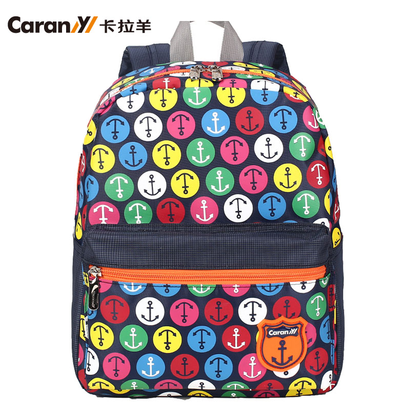 2015新款卡拉羊双肩包幼儿书包小学生韩版减负背包男童女童CX2592