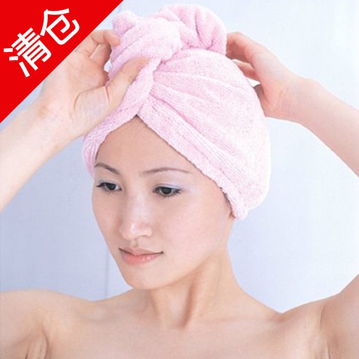 神奇竹炭纤维干发帽 7倍超强吸水加厚快速干发 柔软舒适干发毛巾