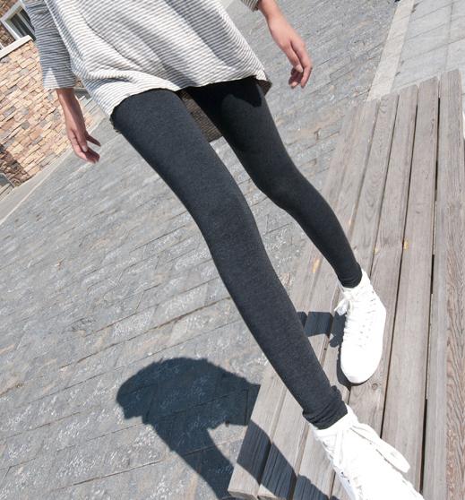 2015冬季新款韩版修身显瘦加绒加厚外穿打底裤女士小脚裤保暖长裤