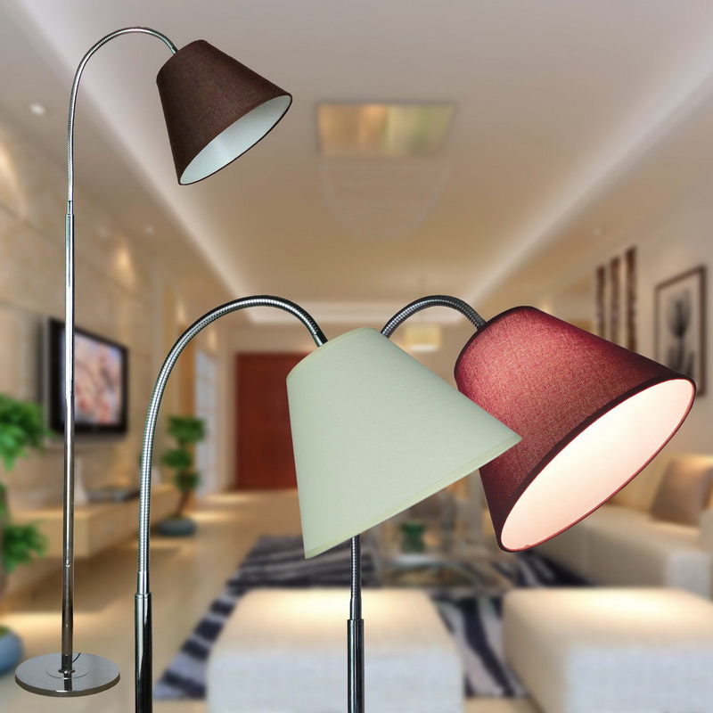现代简约创意宜家 客厅卧室床头书房落地灯 可调高度角度DIY台灯折扣优惠信息
