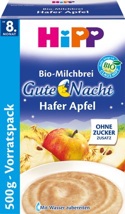 【代购】德国直邮喜宝有机钙铁锌苹果燕麦婴儿米粉 8个月加