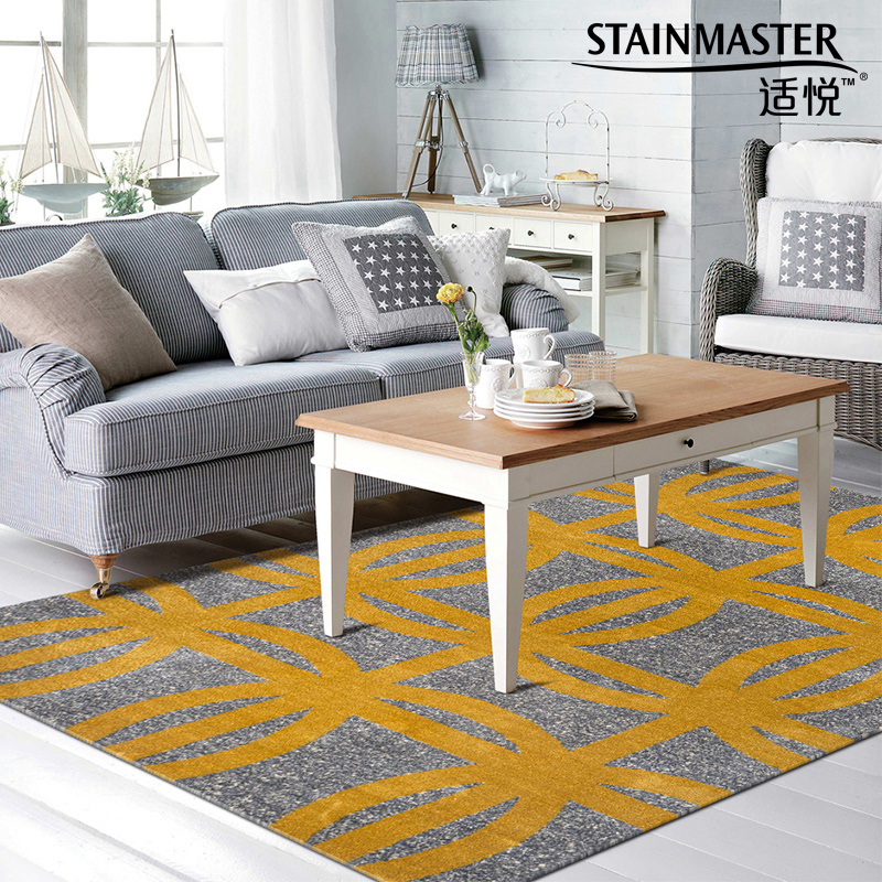 适悦 茶几地毯客厅北欧卧室地毯沙发现代简约床前毯美式欧式地毯