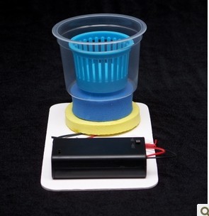 益智科普器材材料 创意小发明电路科技小制作 科学实验组装甩干机