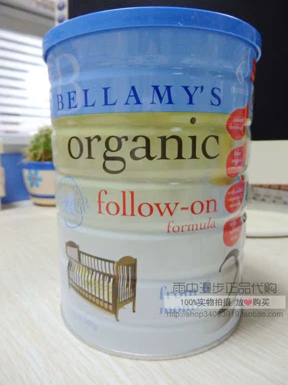 澳洲 Bellamy's贝拉美有机奶粉2段  6罐包直邮