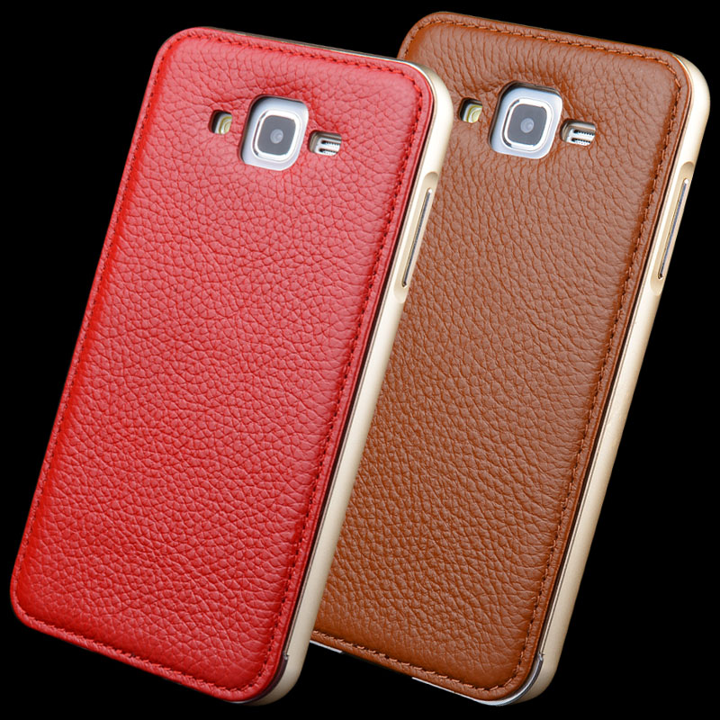 三星Galaxy A8手机壳SM-A800F手机套A8金属边框a8000保护壳真皮