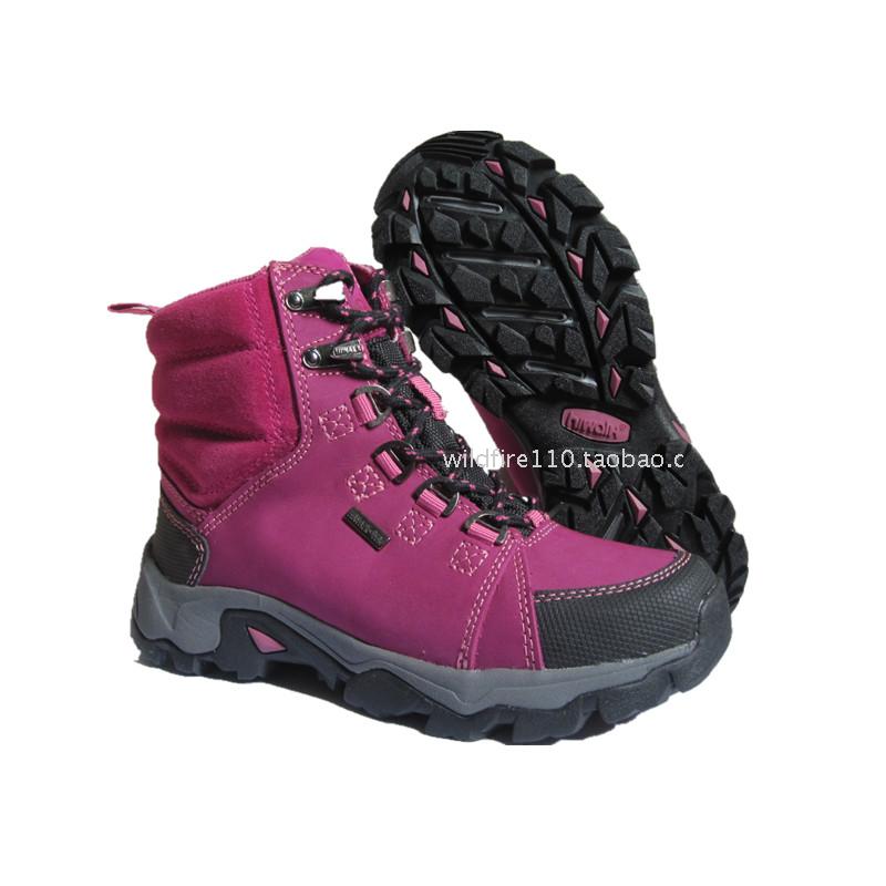 美国HiWalk户外专业防水保暖防滑女登山鞋 新款5折玫红色徒步鞋折扣优惠信息