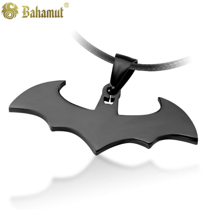 钛钢饰品正义联盟吊坠 黑暗骑士Batman蝙蝠侠项链 男 挂件男