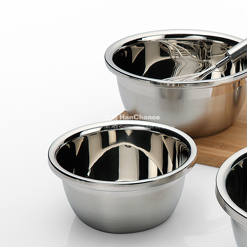 不锈钢盆 加厚加深大汤盆汤碗和面盆圆形调料理缸洗菜盆打蛋盆子