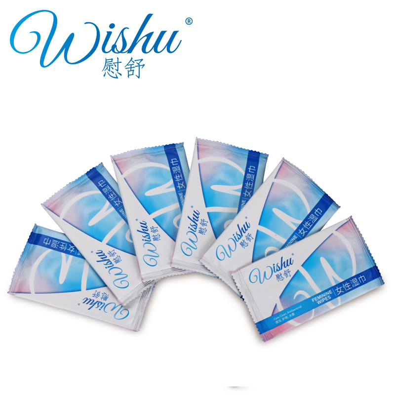 Wishu慰舒 女性清洁护理杀菌卫生湿巾1片 孕妇产妇月经期均可用