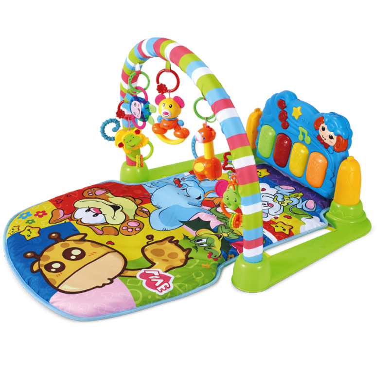 婴儿脚踏钢琴健身架器宝宝音乐游戏益智早教地毯玩具3-6-12月
