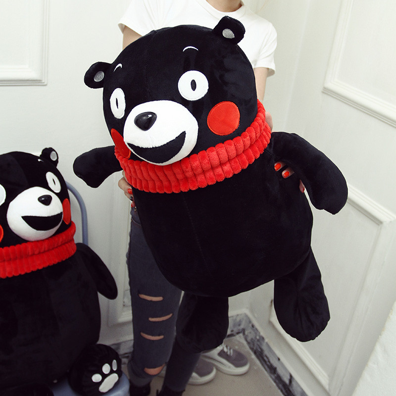 熊本熊毛绒玩具日本黑熊公仔玩偶创意布娃娃抱枕新款儿童抱枕包邮折扣优惠信息