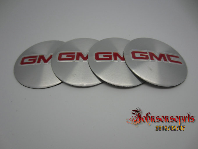 GMC轮毂贴 GMC轮毂中心盖贴 改装款GMC铝贴标 装饰贴56.5MM折扣优惠信息