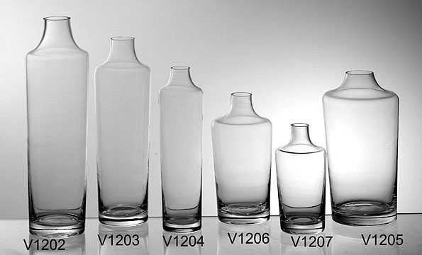 透明花瓶玻璃客厅餐桌水培小口插花器皿圆形瓶欧式简约摆件