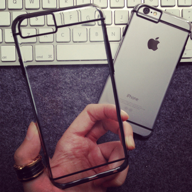 简约港风iPhone6手机壳苹果6plus5.5潮牌透明硅胶防摔保护套外壳折扣优惠信息