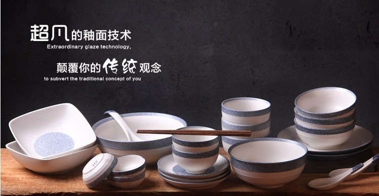 雪花釉 日式陶瓷餐具 出口 创意餐盘 牛排盘  蛋糕盘 创意碗 饭碗