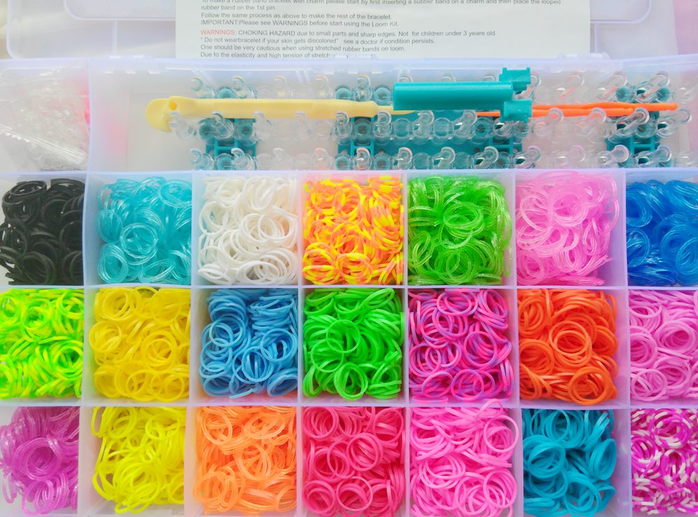 28格彩虹织机套装rainbow 手工玩具diy橡皮筋手链编织礼品盒