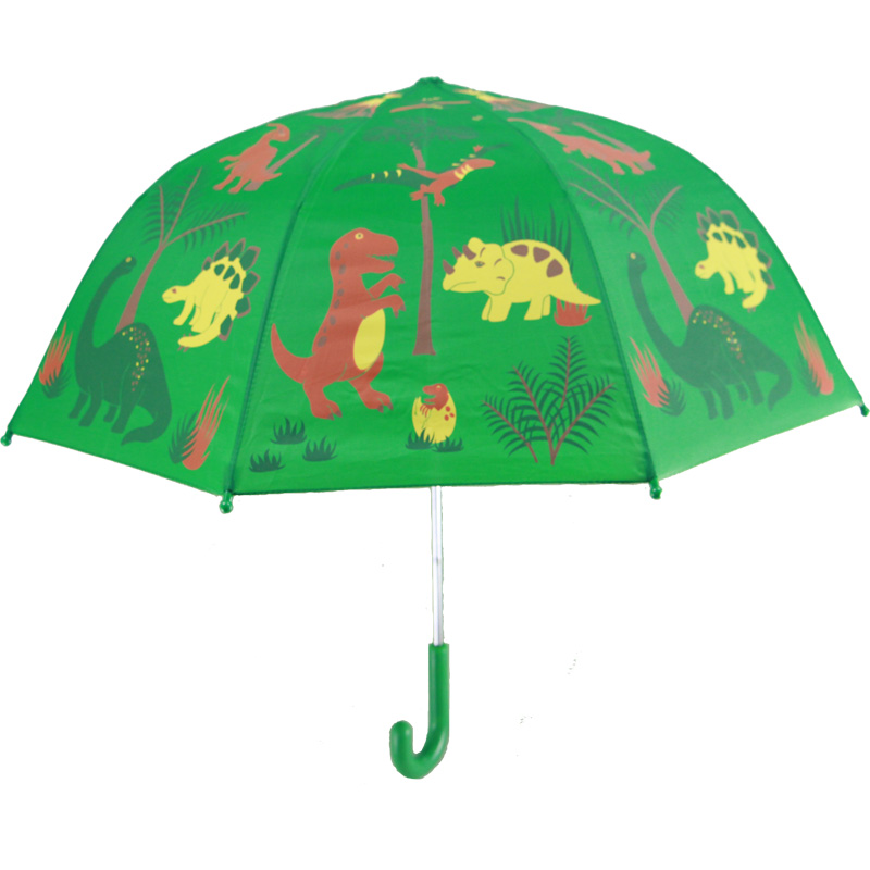 侏公园罗纪恐龙卡通雨伞儿童遮阳直柄伞送礼幼儿园学生安全防小伞