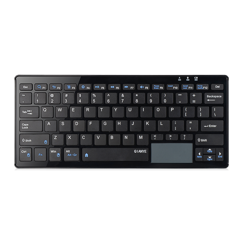 千业充电无线触摸板蓝牙键盘鼠标平板手机微软安卓巧克力便携键盘