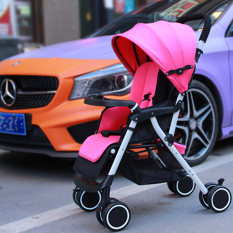 婴儿推车超轻便携可坐躺折叠避震四轮手推伞车bb宝宝儿童小婴儿车