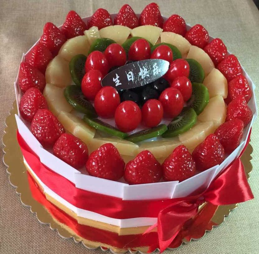 美雅新款仿真蛋糕模型婚庆 生日蛋糕模型欧式水果塑胶蛋糕 包邮