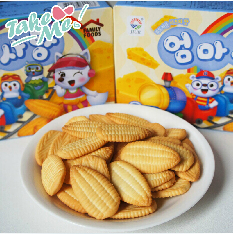 韩国进口零食品 九日牌棒棒奶酪饼干60g儿童幼儿辅食营养米饼干
