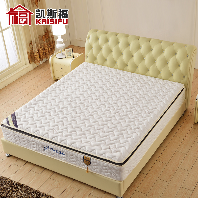 凯斯福家具 进口纯天然乳胶床垫席梦思床垫弹簧床垫1.5/1.8米床垫