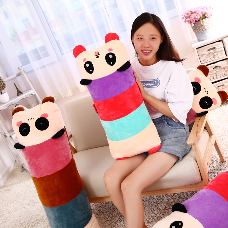 可爱卡通熊猫抱枕 大号毛绒玩具公仔布娃娃 双人靠垫枕头可拆洗