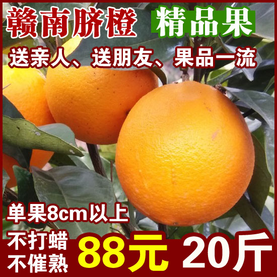 特级果江西赣南脐橙新鲜水果信丰脐橙甜橙子孕妇水果20斤多省包邮