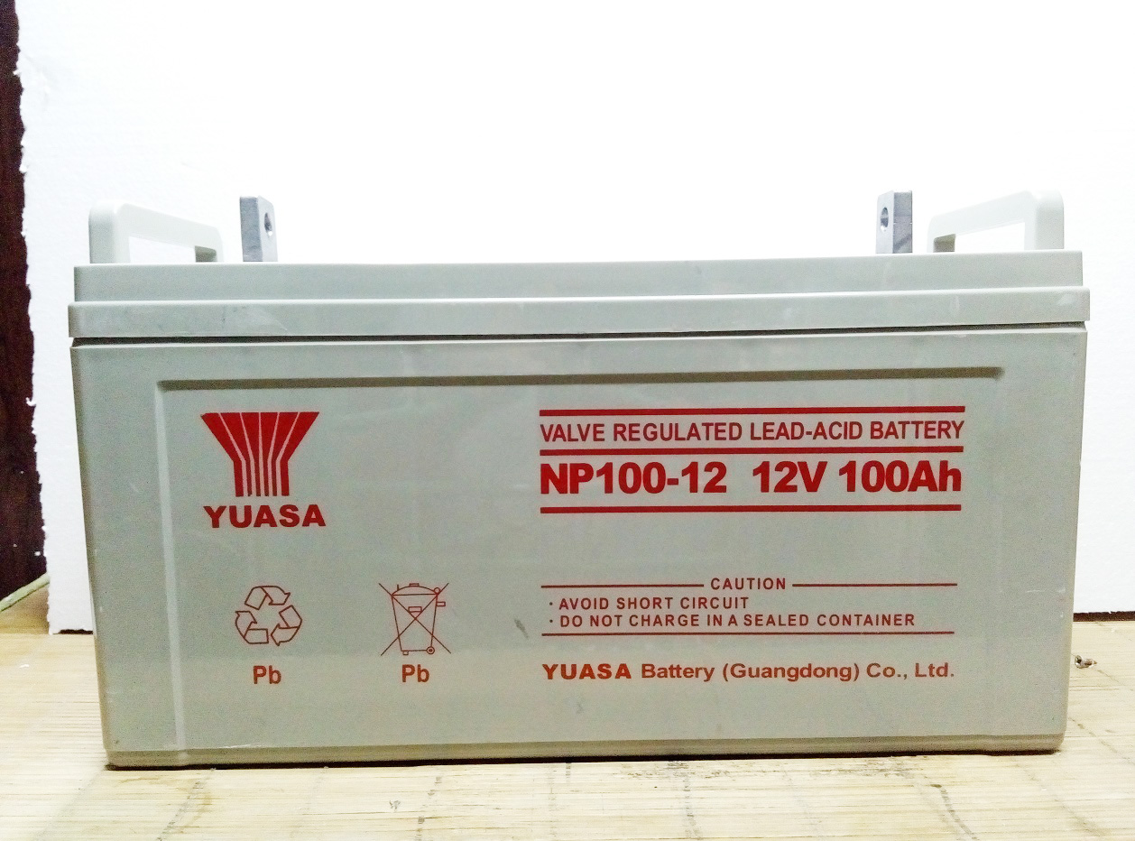 10年6月正品 YUASA汤浅12V100AH UPS蓄电池 逆变器 太阳能