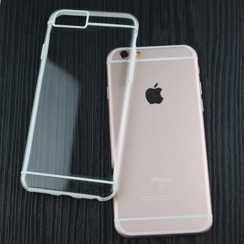 elam简约超薄iphone6s手机壳4.7寸透明保护壳苹果6S韩版手机壳套