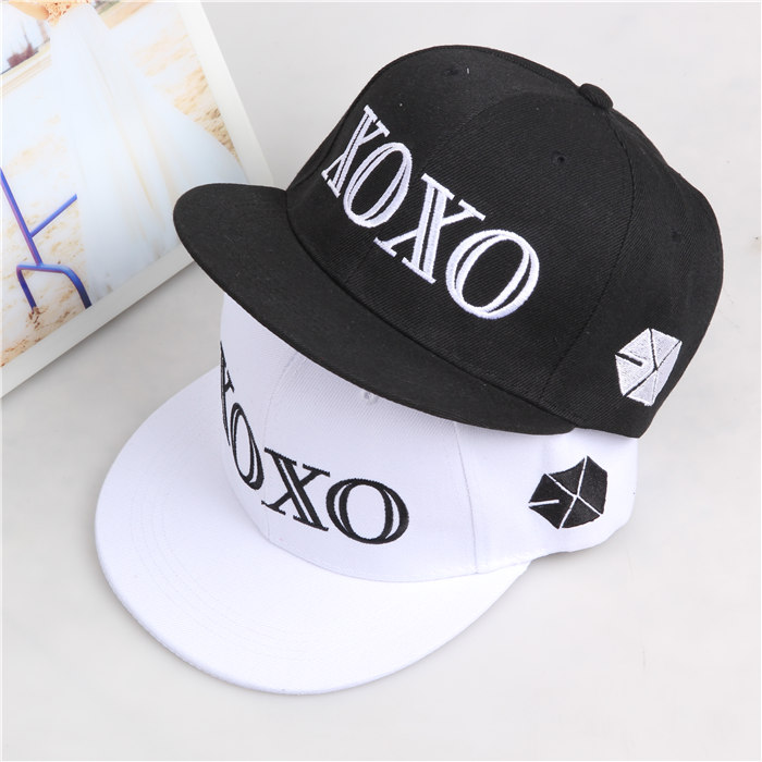 EXO粉丝鹿晗灿烈同款帽子XOXO嘻哈帽棒球帽运动旅游明星同款帽子
