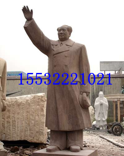 促销石雕毛主席大型石雕毛泽东像毛主席定做厂家汉白玉毛主席雕塑