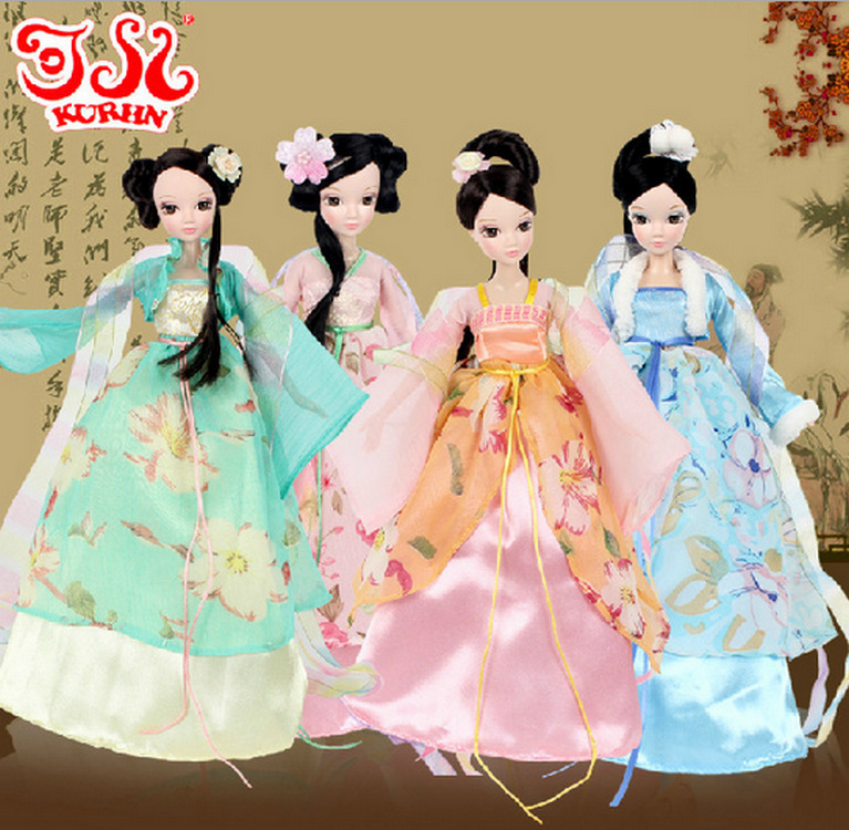 可儿洋娃娃古装系列四季仙子女生玩具礼物白肌关节体八比中国公主