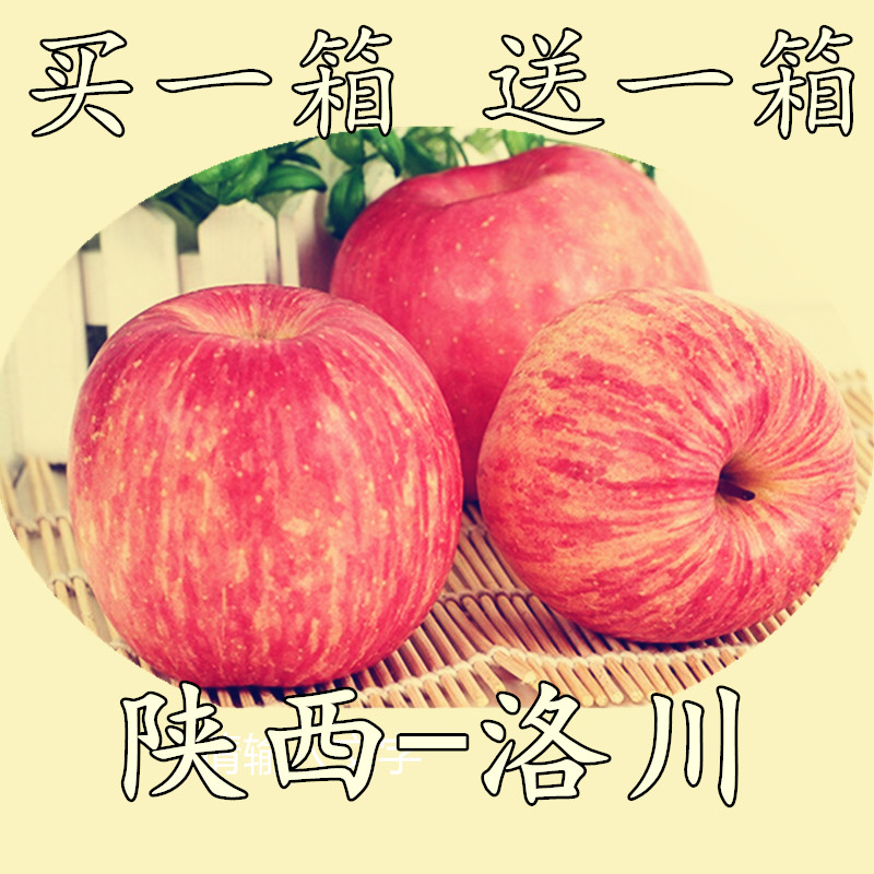 正宗陕西洛川红富士苹果农家冰糖心新鲜水果5斤包邮非栖霞阿克苏