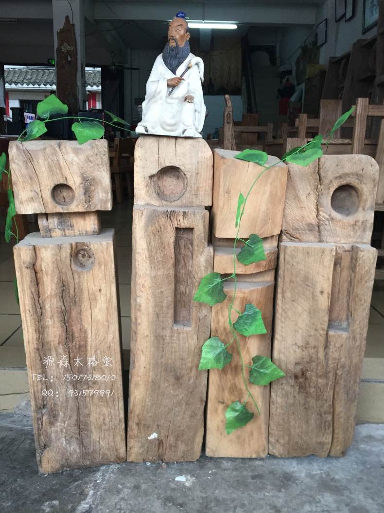 原生态古典风华前年香樟木艺术落地摆件  以前用来做门墩的折扣优惠信息